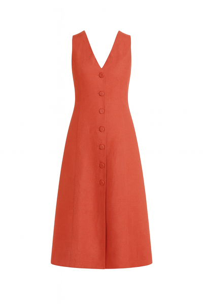Esther Linen Maxi Vest