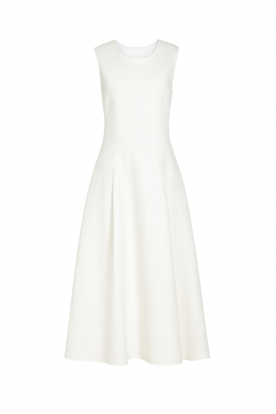 Hannah Linen Midi Dress