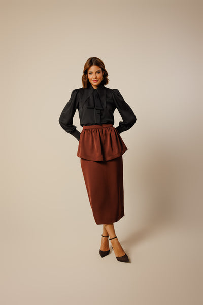 Miriam Elegant Midi Skirt