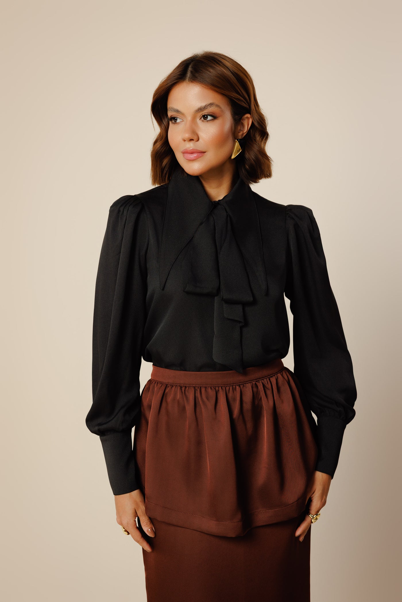 Rebekah Bow Tie Shirt