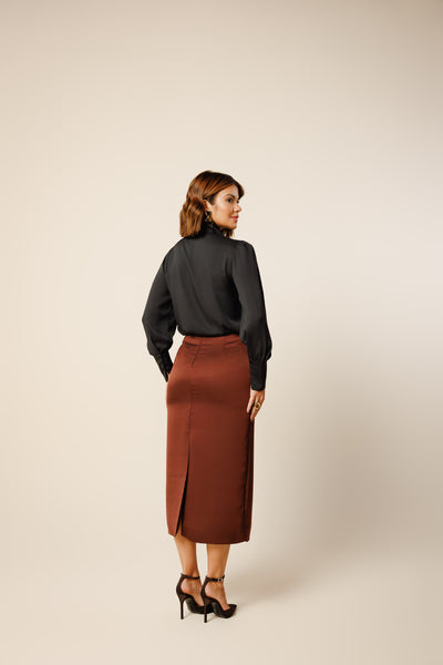 Miriam Elegant Midi Skirt