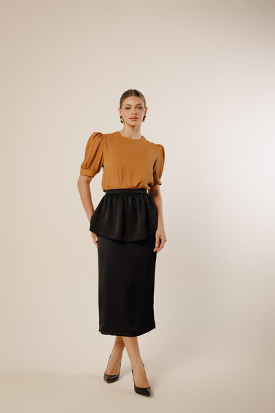 Miriam Elegant Midi Skirt