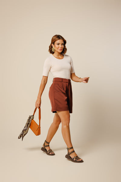 Leah Basic fitted T-shirt