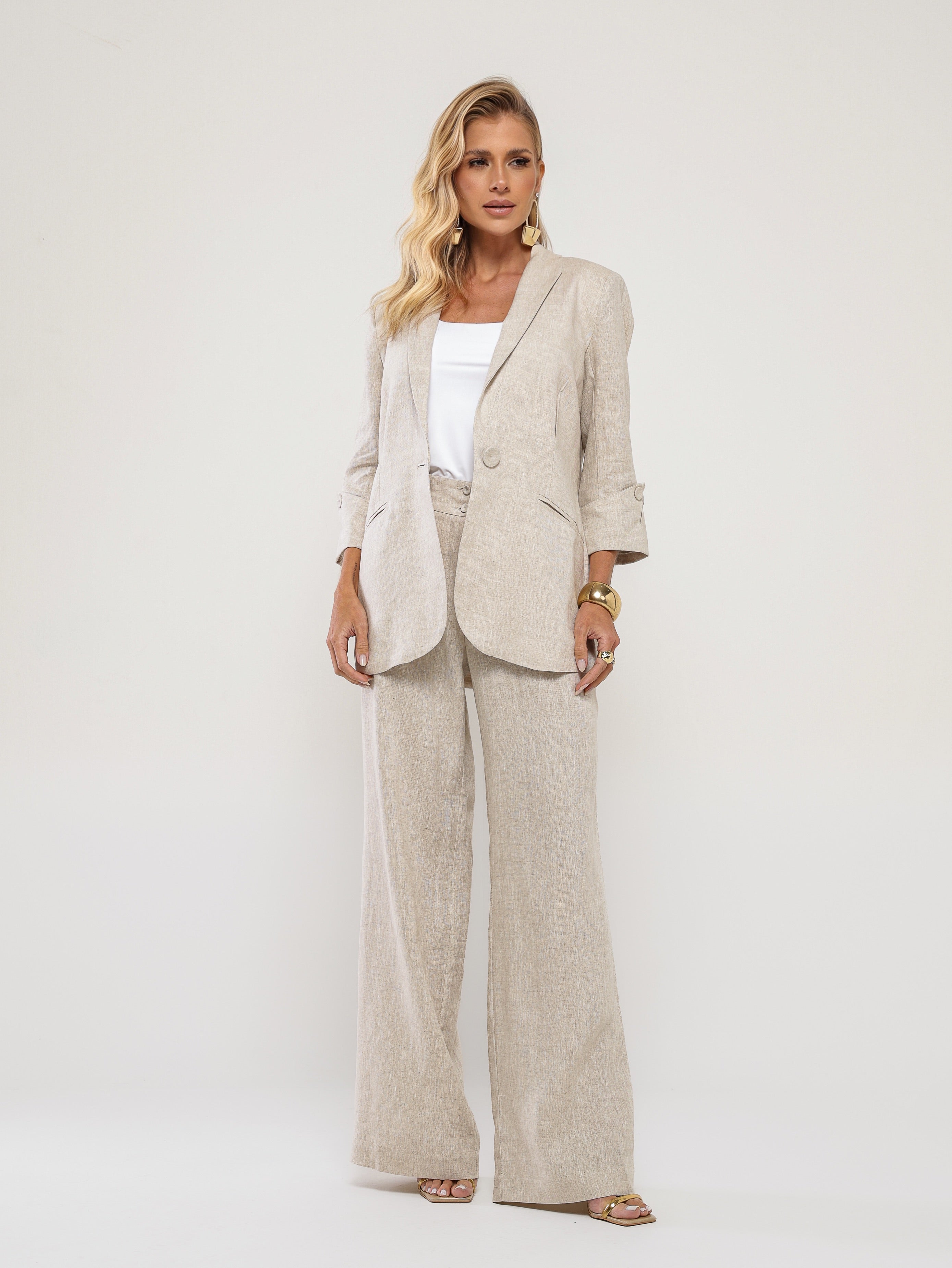 Acsah Linen Blazer